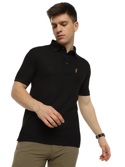 Black Premium Golf Polo T-Shirt