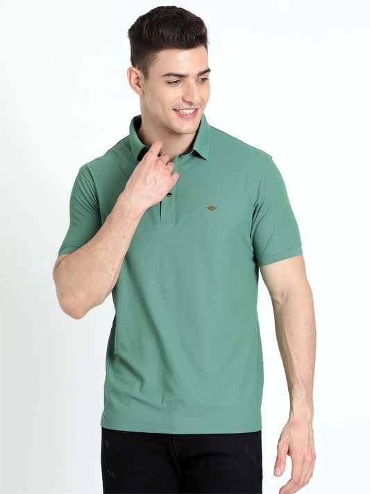 Apple Green Premium Polo T-Shirt