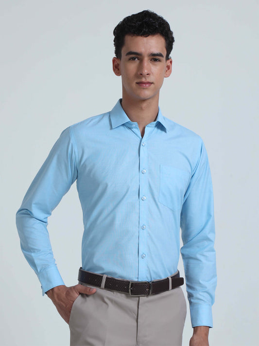 Sky Blue Premium Filla Fill Office Formals