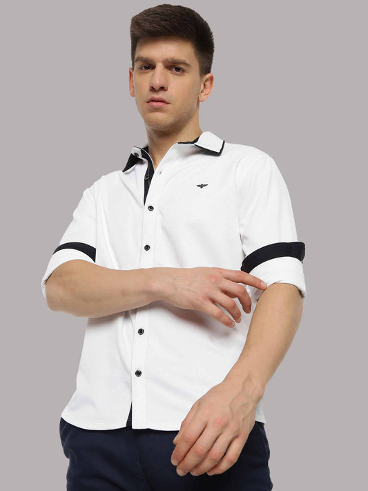 White Premium Knitted Shirts