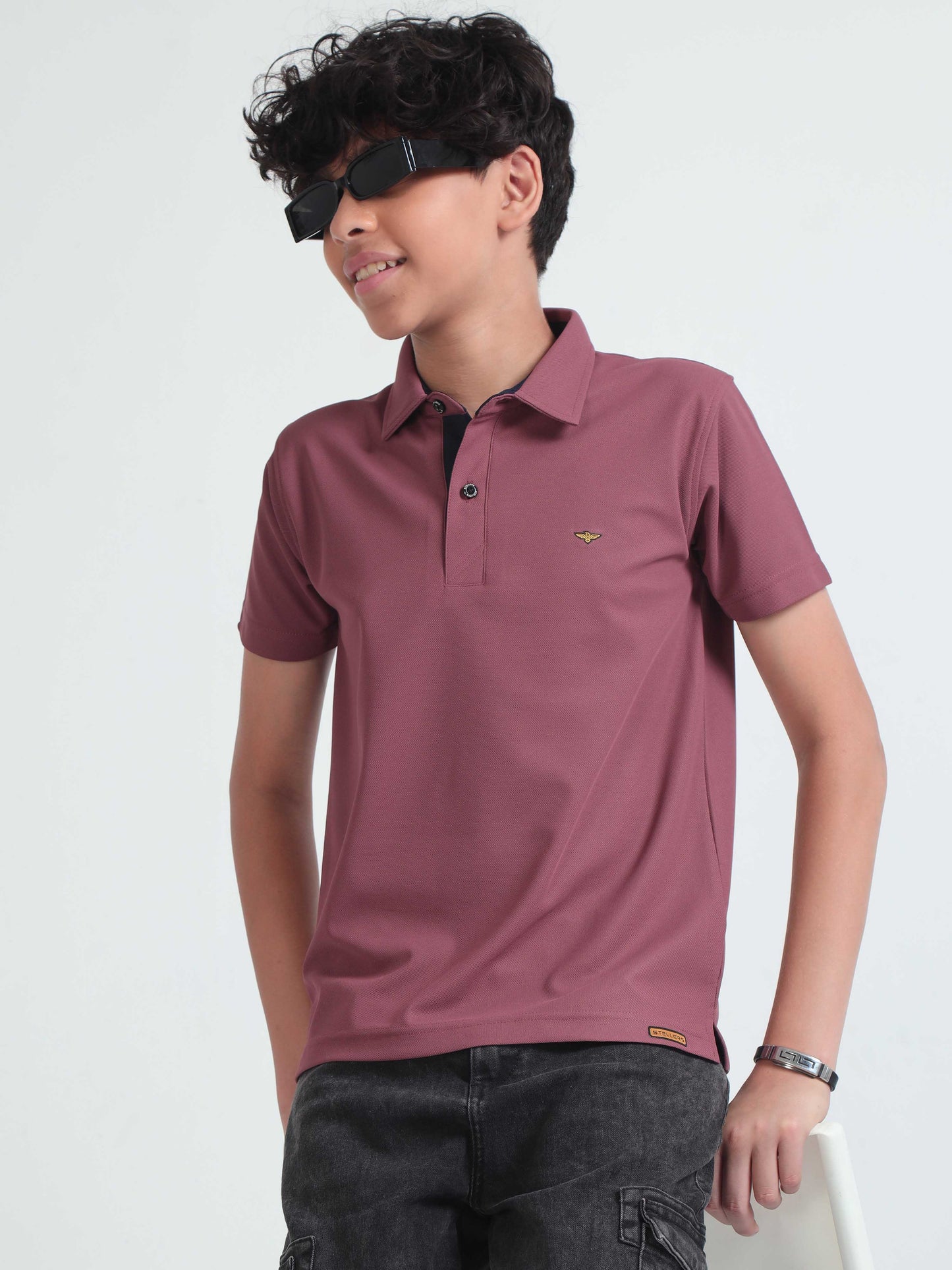 Mauve Premium Polo T-Shirts