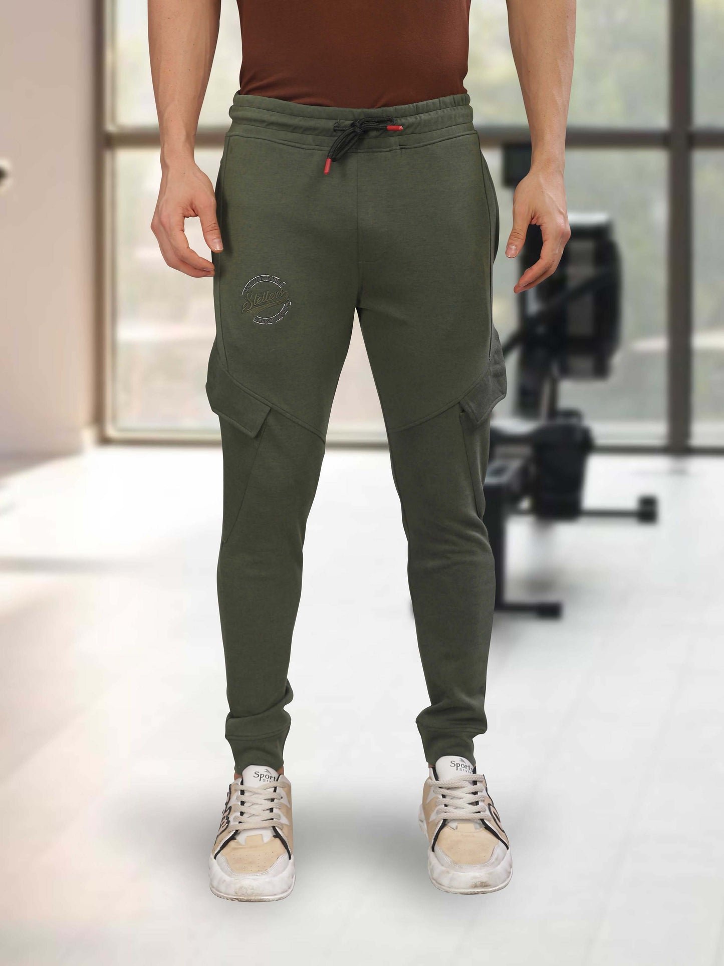 New Olive Green Men's Track Pant