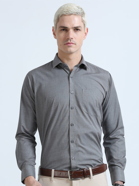 Milange Grey Premium Filla Fill Office Formals