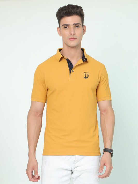 Mustard Golf Polo T-Shirt