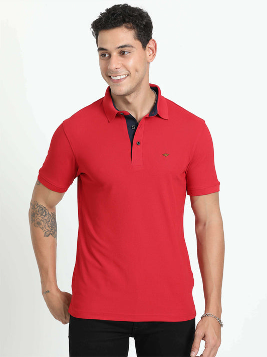 Red Premium Polo T-Shirt