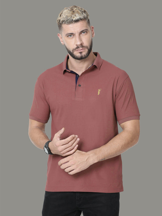 Mauve Premium Golf Polo T-Shirt