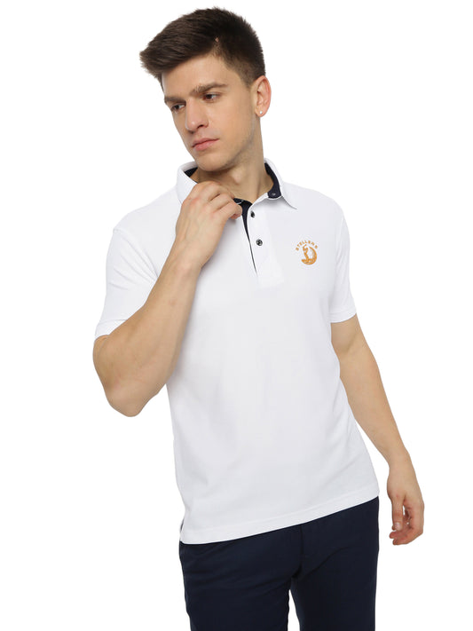 White Golf Polo T-Shirt