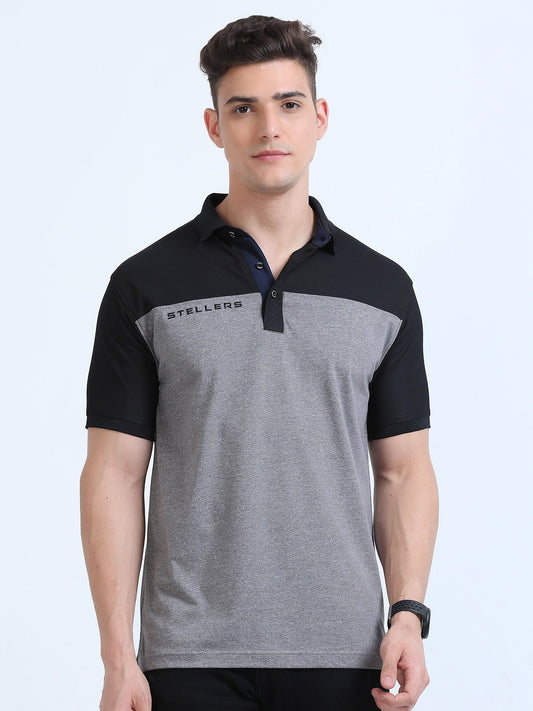 Grey T-Cross Polo T-Shirts