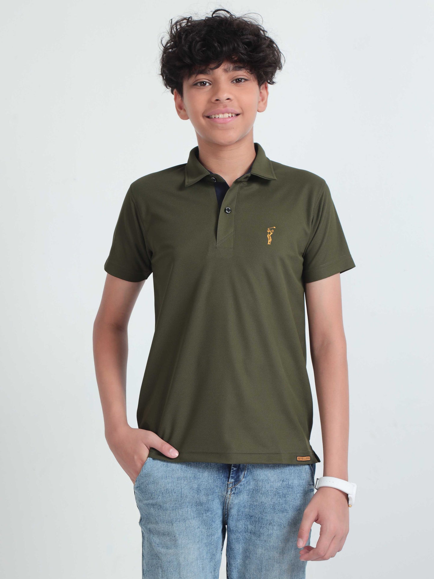 Olive Green Premium Golf Polo T-Shirt