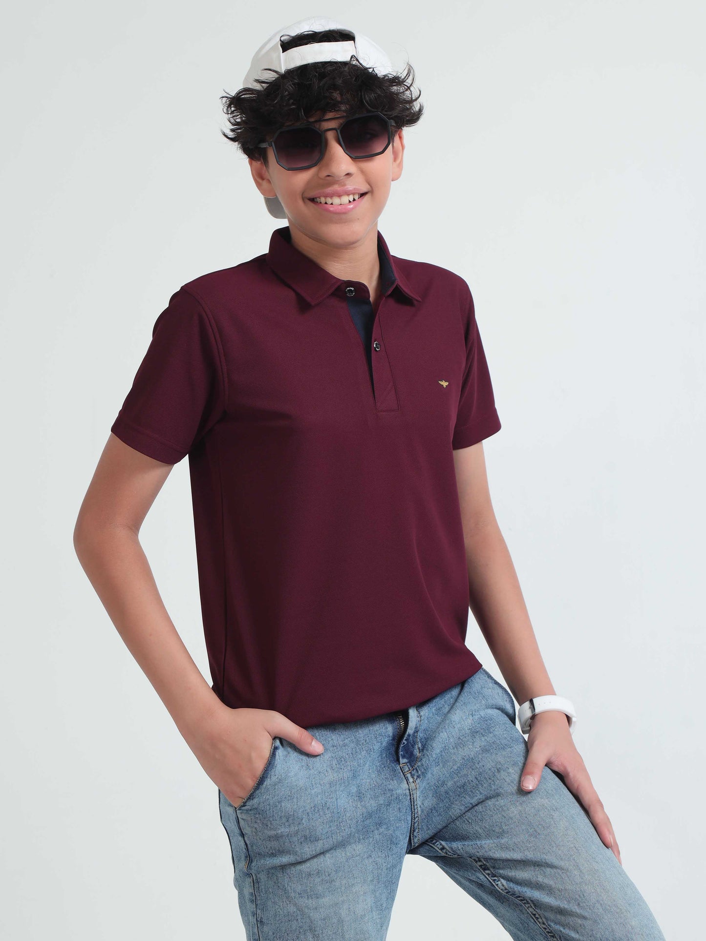 Wine Premium Polo T-Shirts