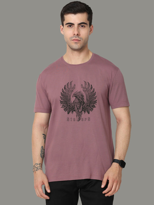 Grape Crew Neck T-Shirts Warrior