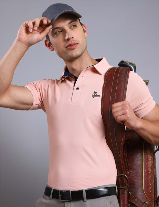 Rose Dust Signature Golf Polo T-Shirt