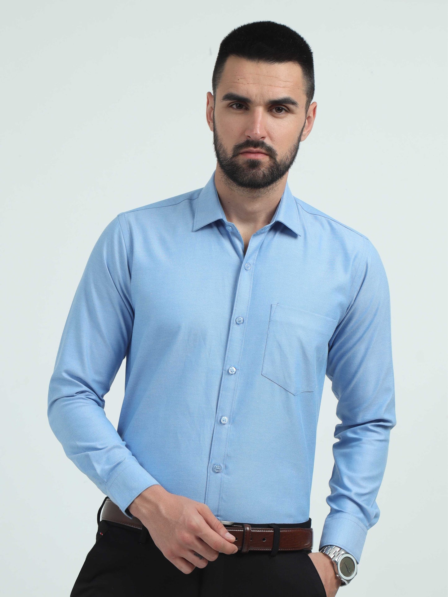 Bright Blue Premium Oxford Office Formals