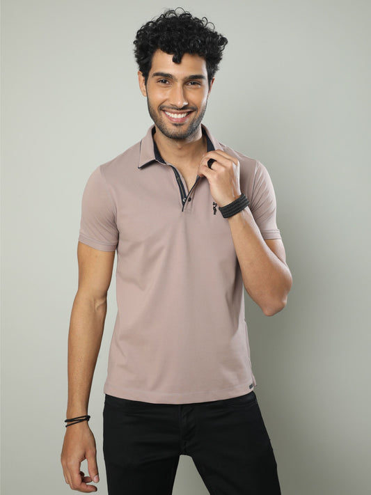 Shadow Grey Premium Polo T-Shirt - SoftBerry PQ