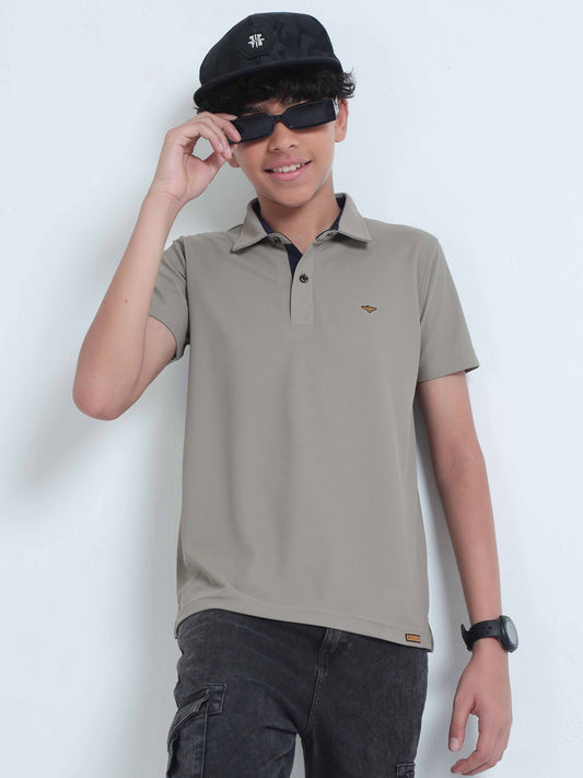 Moose Grey Premium Polo T-Shirts