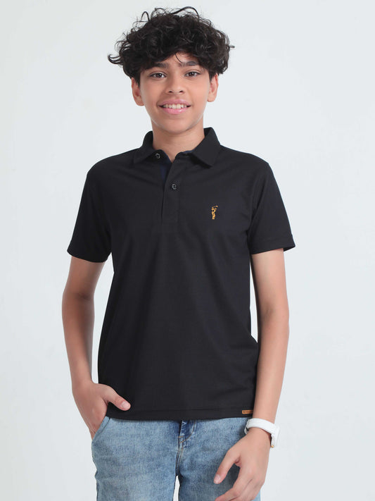 Black Premium Golf Polo T-Shirt