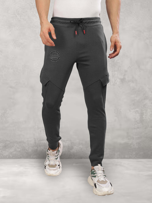 New Dark Grey Men's Track Pant