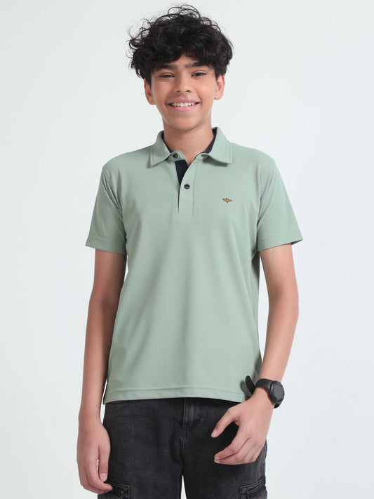 Misty Green Premium Polo T-Shirts