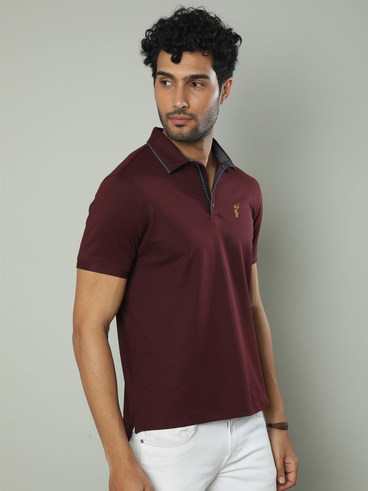 Wine Premium Polo T-Shirt - SoftBerry PQ