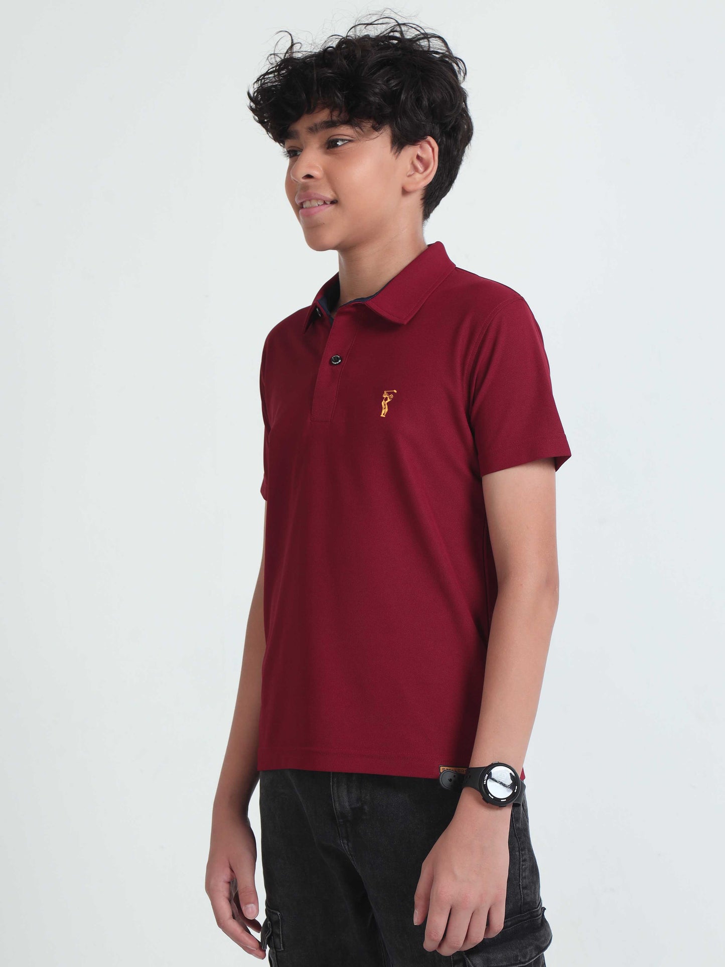 Maroon Premium Golf Polo T-Shirt