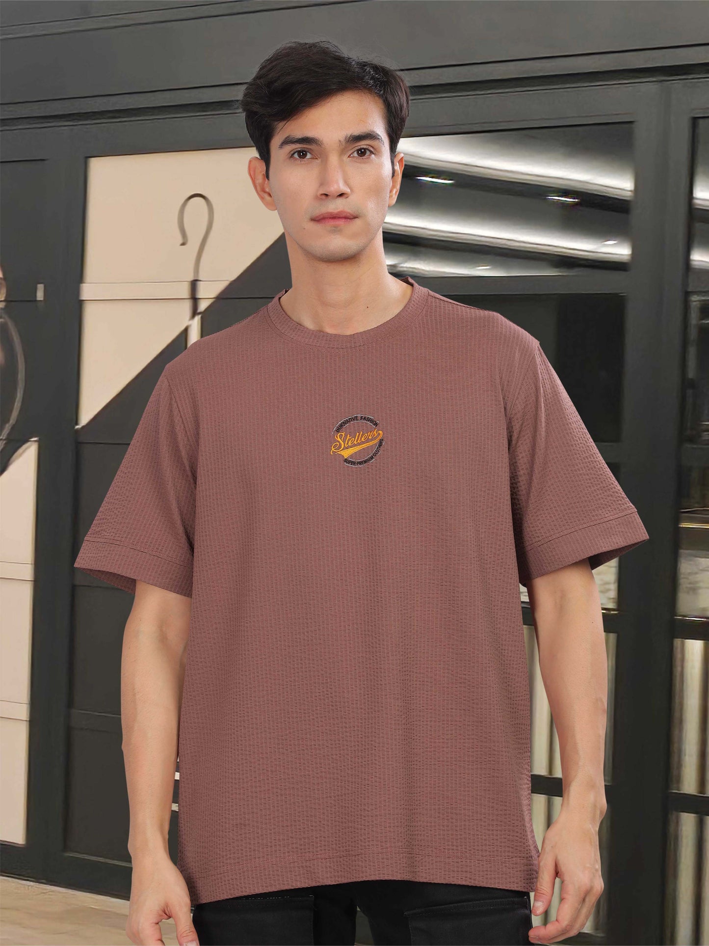 Mauve Men's Oversize T-Shirt