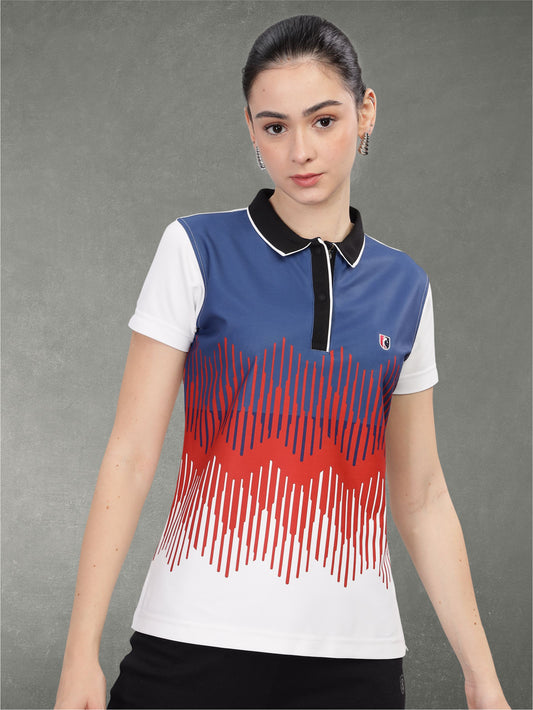 Multi Color Women Active Wear Polos