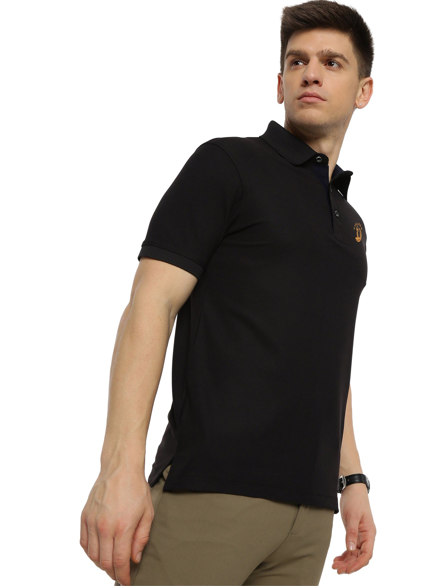 Black Golf Polo T-Shirt