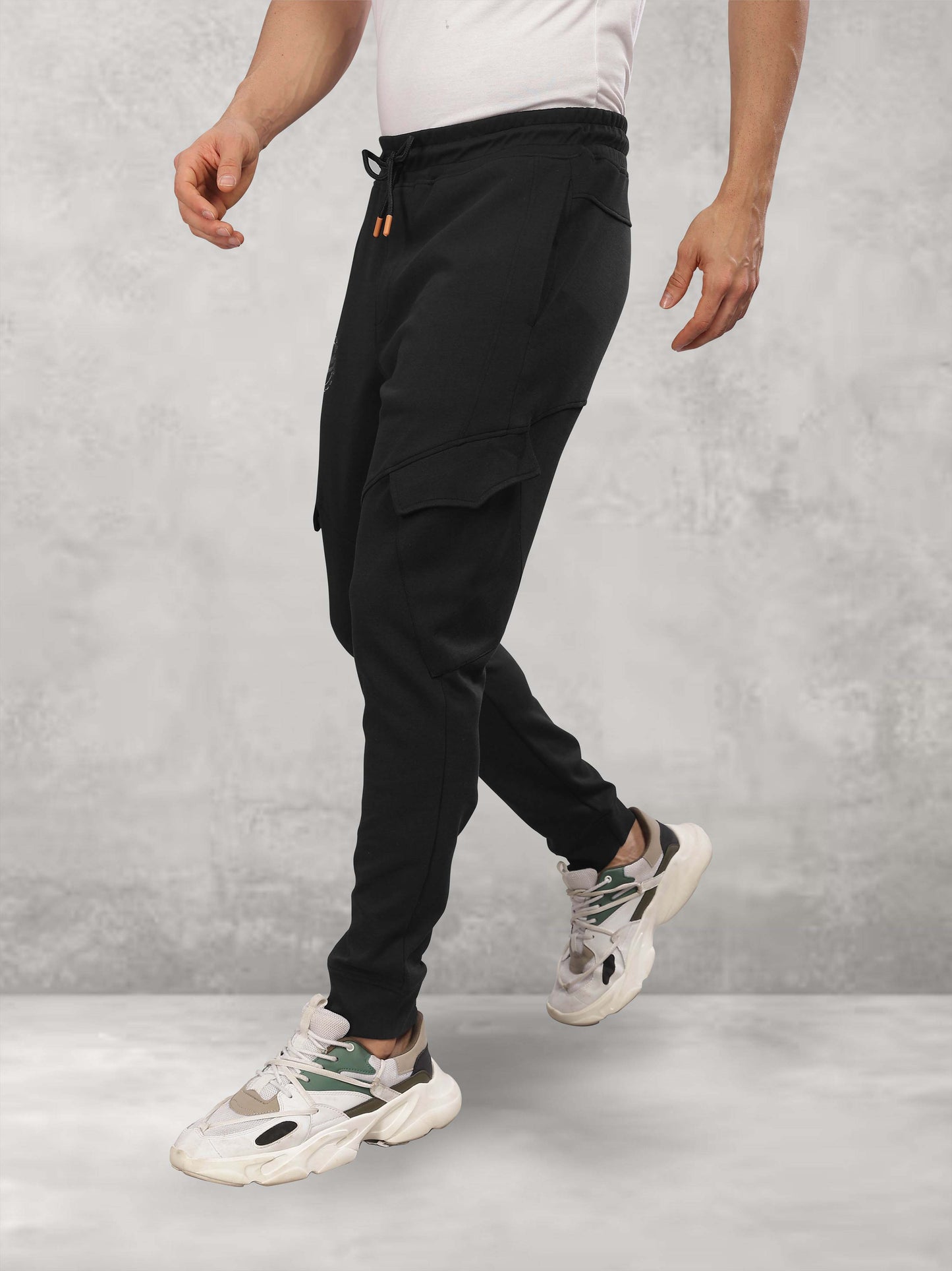 New Black Men's Track Pant