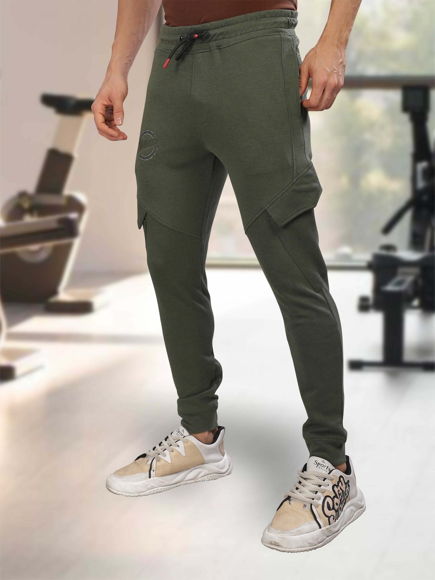 New Olive Green Men's Track Pant