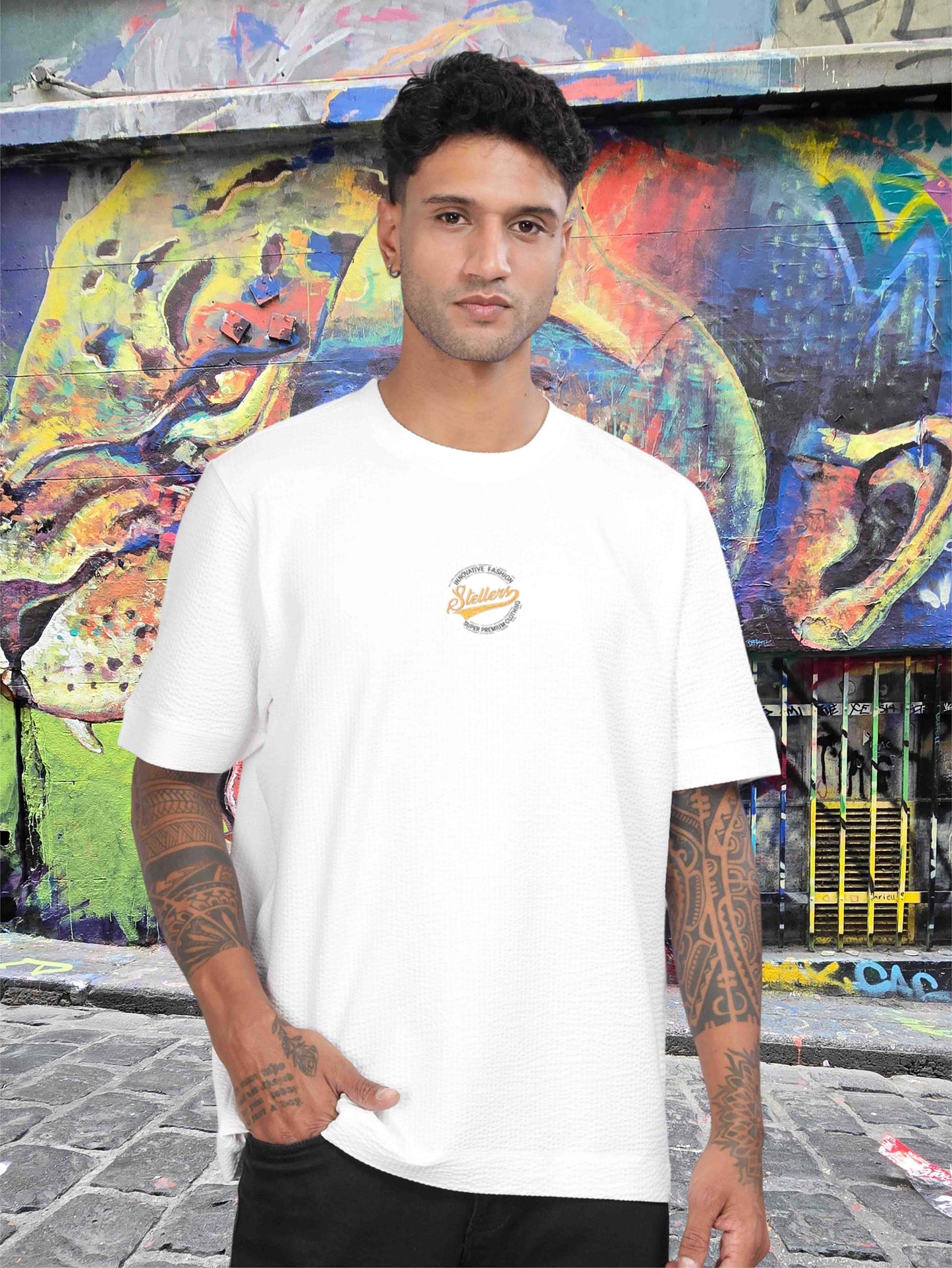 White Men's Oversize T-Shirt