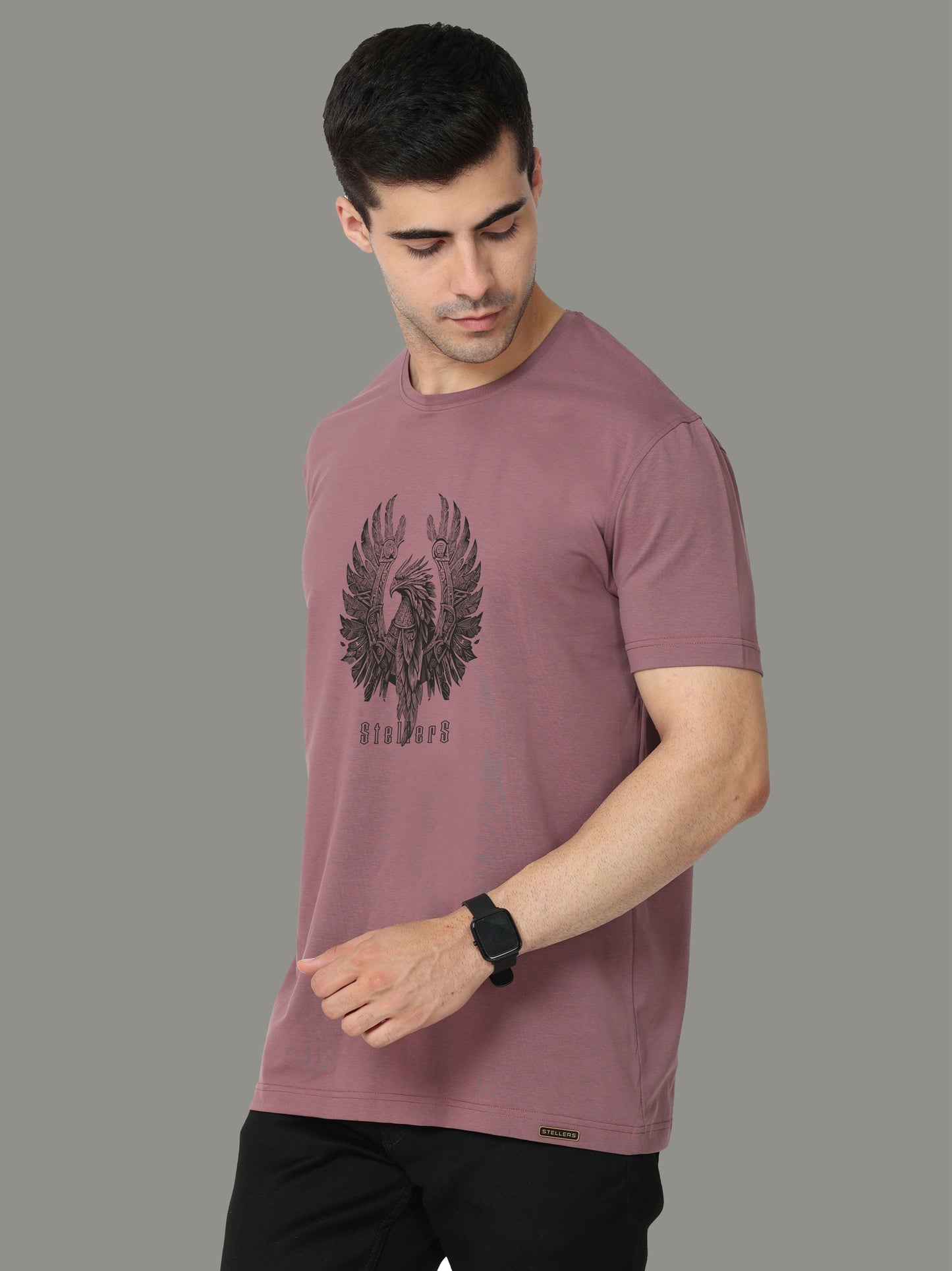 Grape Crew Neck T-Shirts Warrior