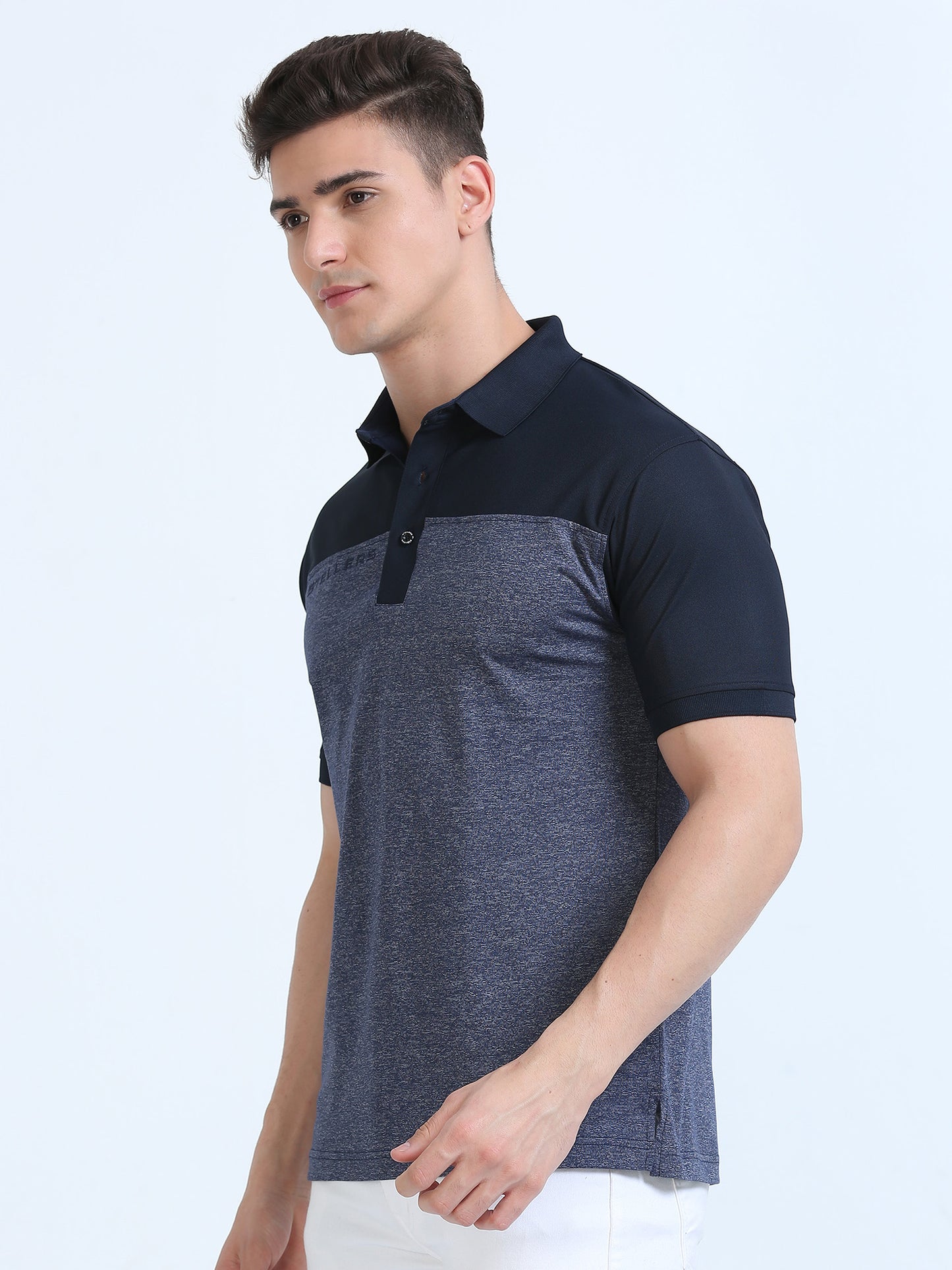 Navy blue T-Cross Polo T-Shirt