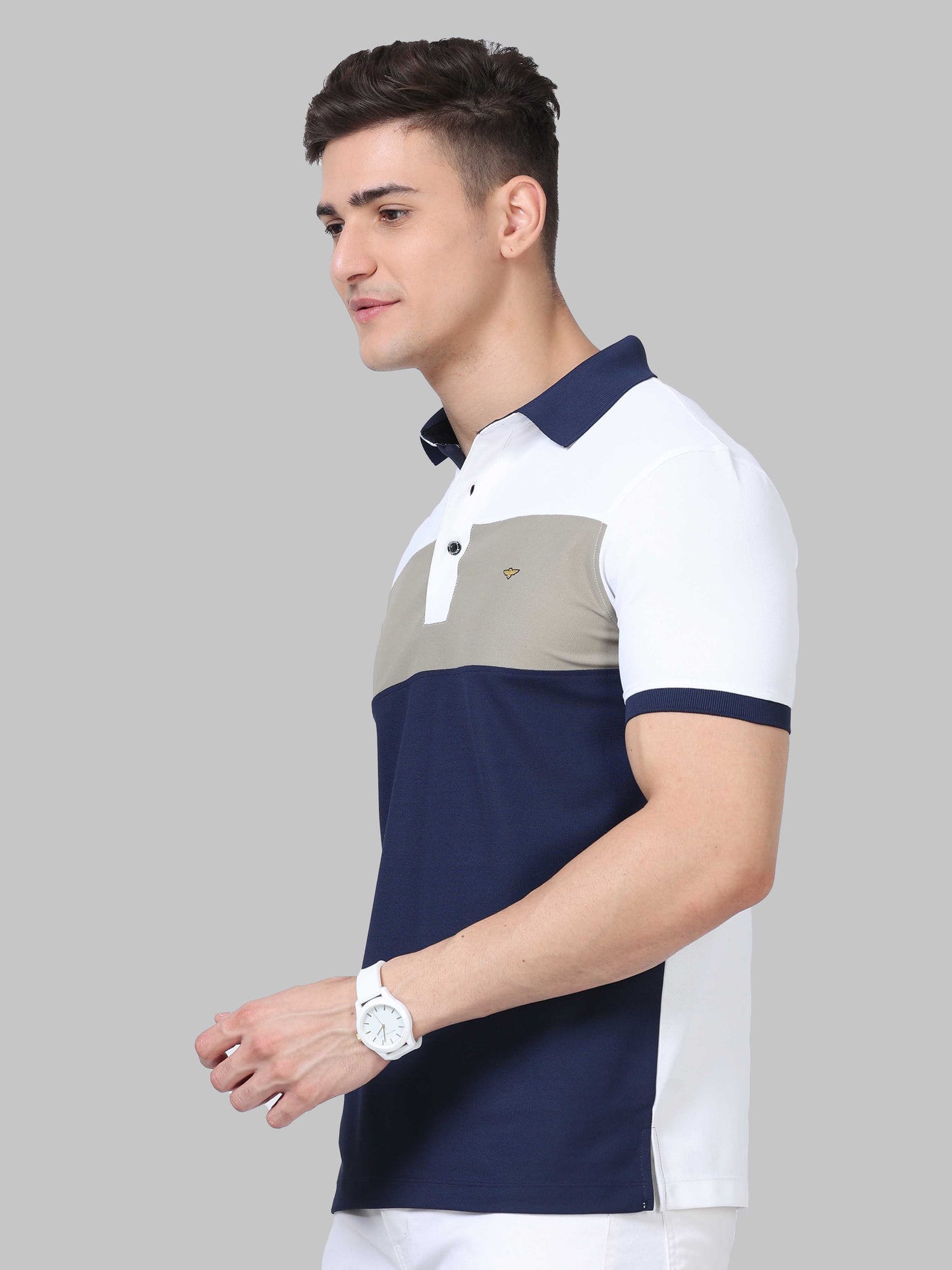 Center Panel Golf Polo T-Shirt