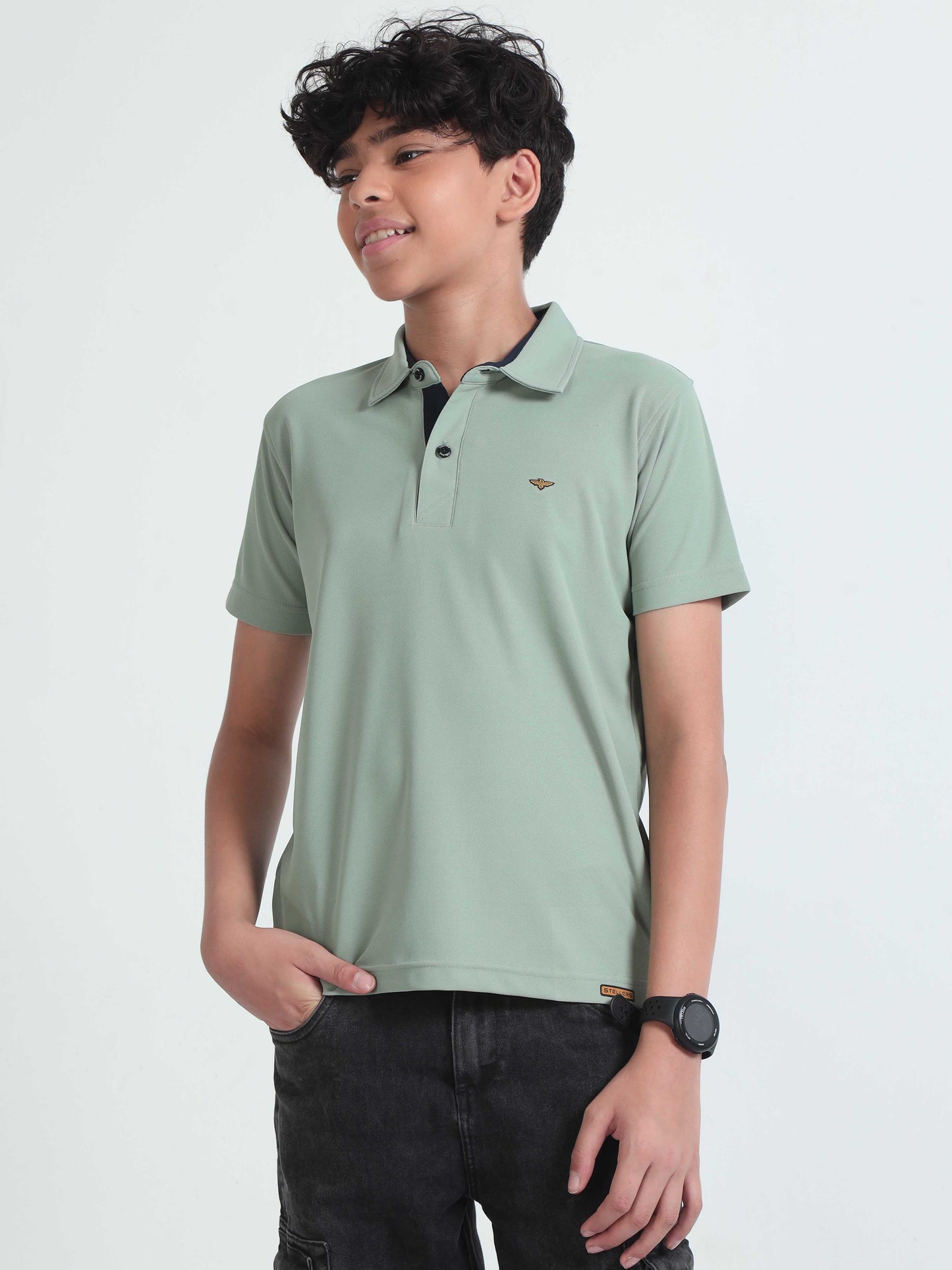 Misty Green Premium Polo T-Shirts