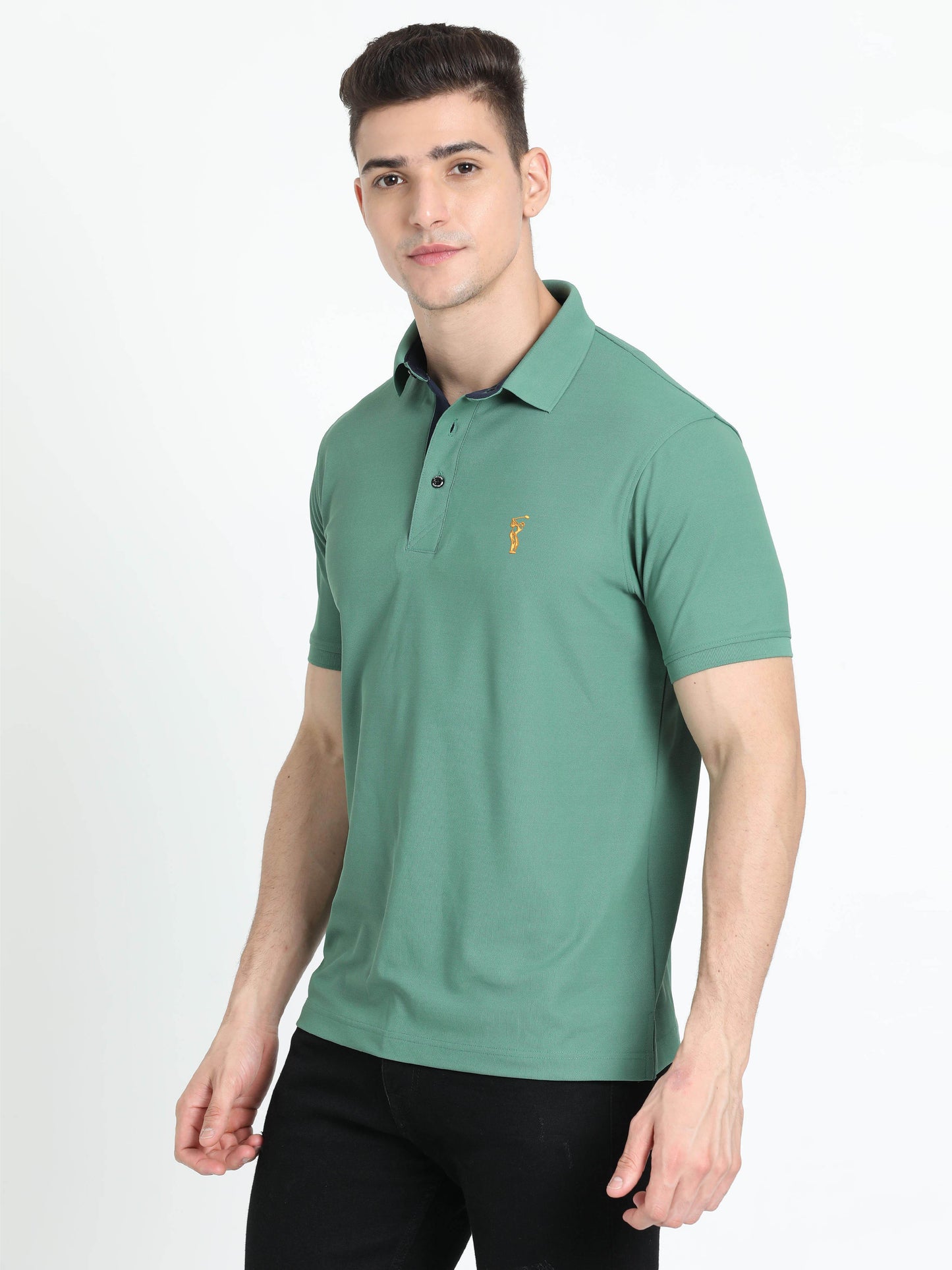 Apple Green Premium Golf Polo T-Shirt