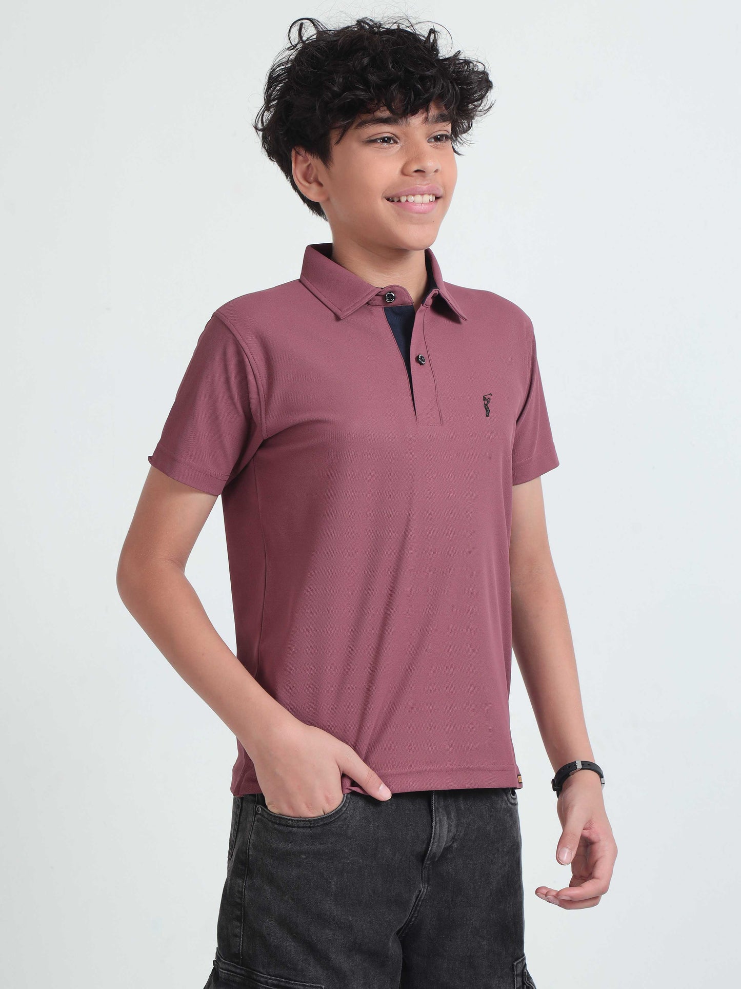 Mauve Premium Golf Polo T-Shirt