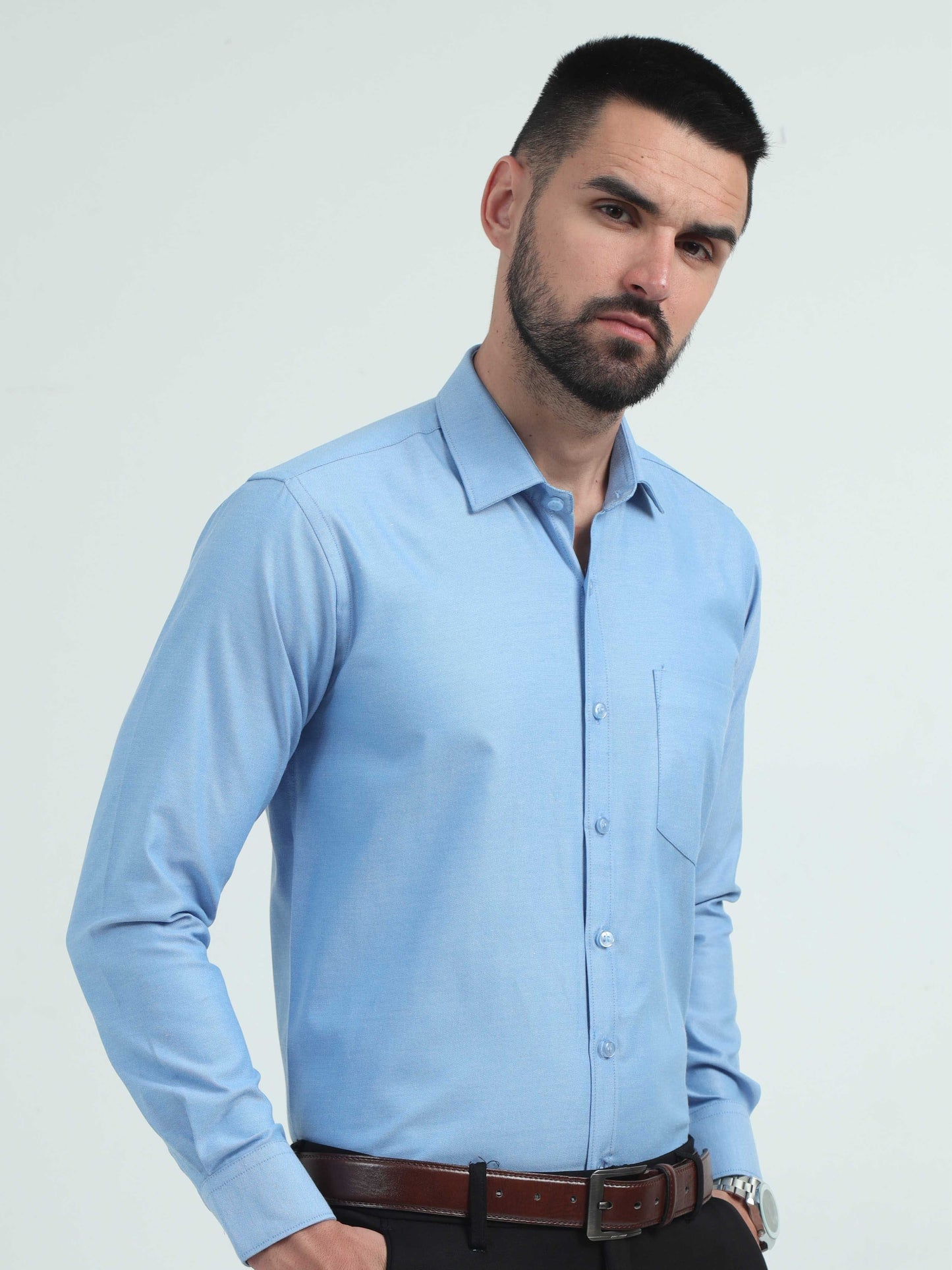 Bright Blue Premium Oxford Office Formals