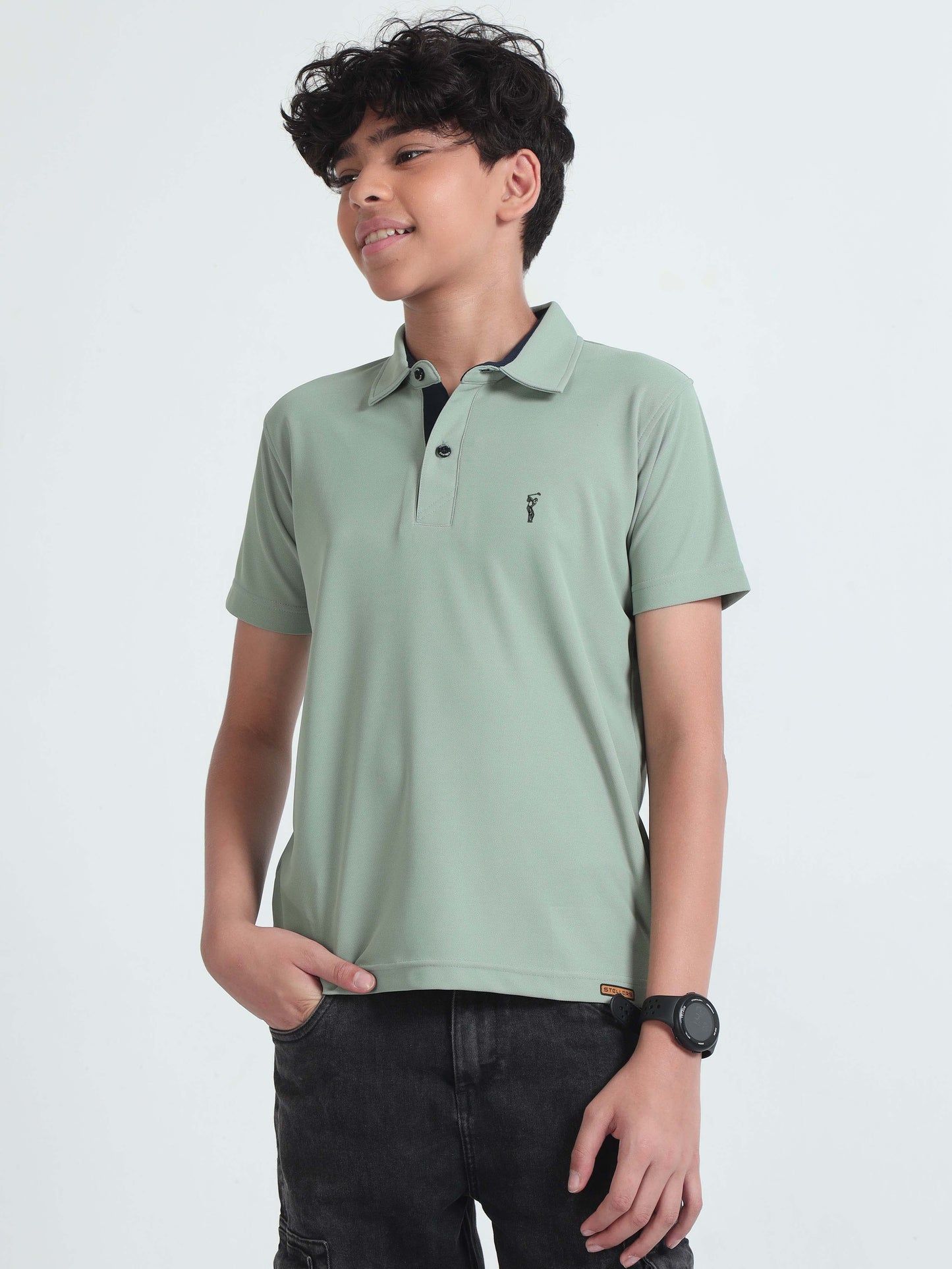 Misty Green Premium Golf Polo T-Shirt