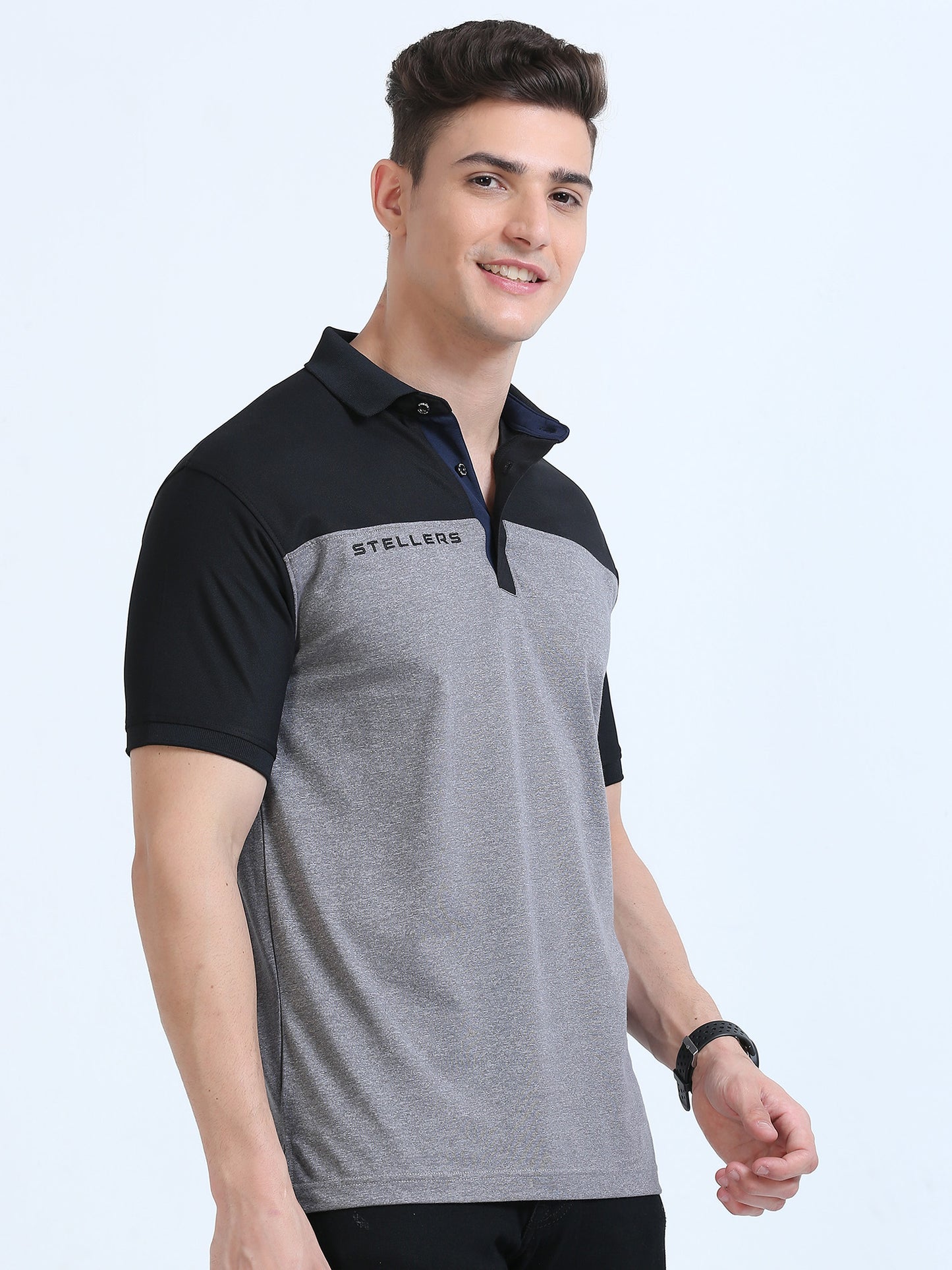 Grey T-Cross Polo T-Shirts