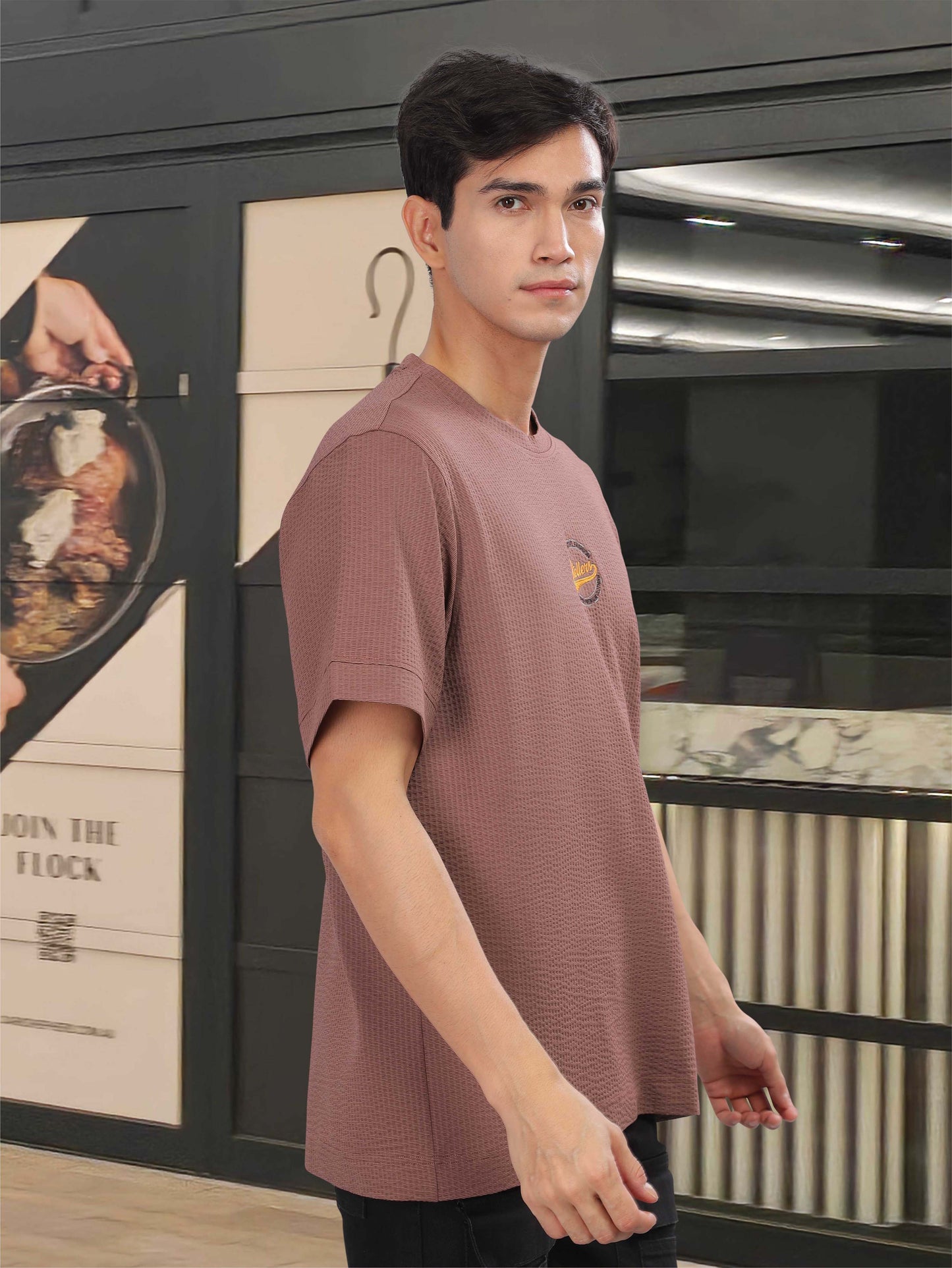 Mauve Men's Oversize T-Shirt