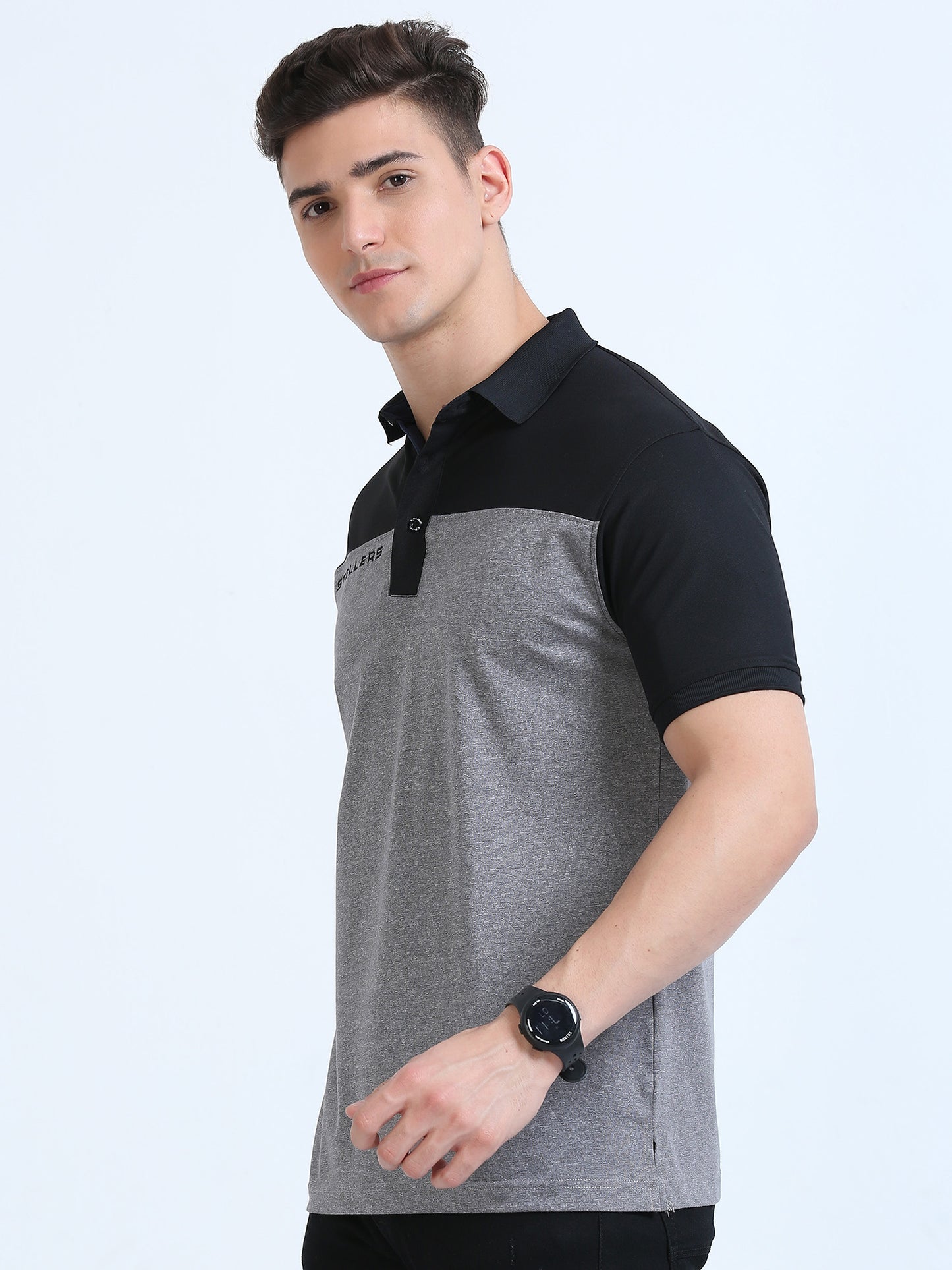 Grey T-Cross Polo T-Shirts