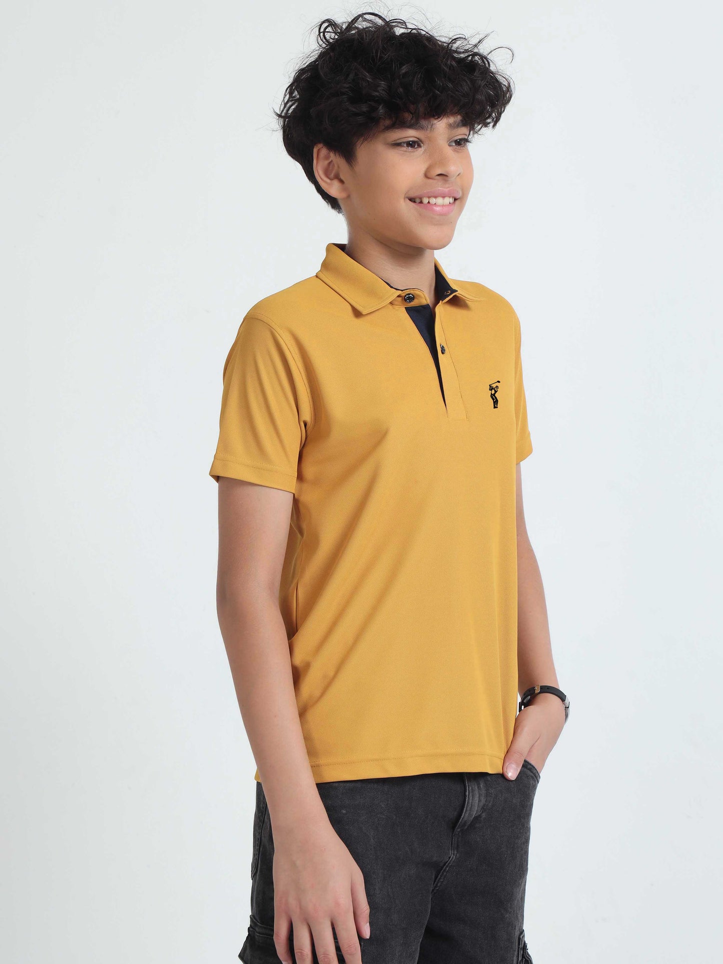 Mustard Premium Golf Polo T-Shirt