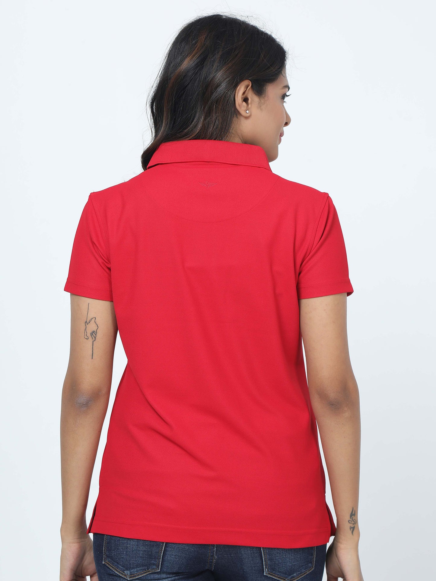 Red Women's Premium Golf Polo T-Shirt