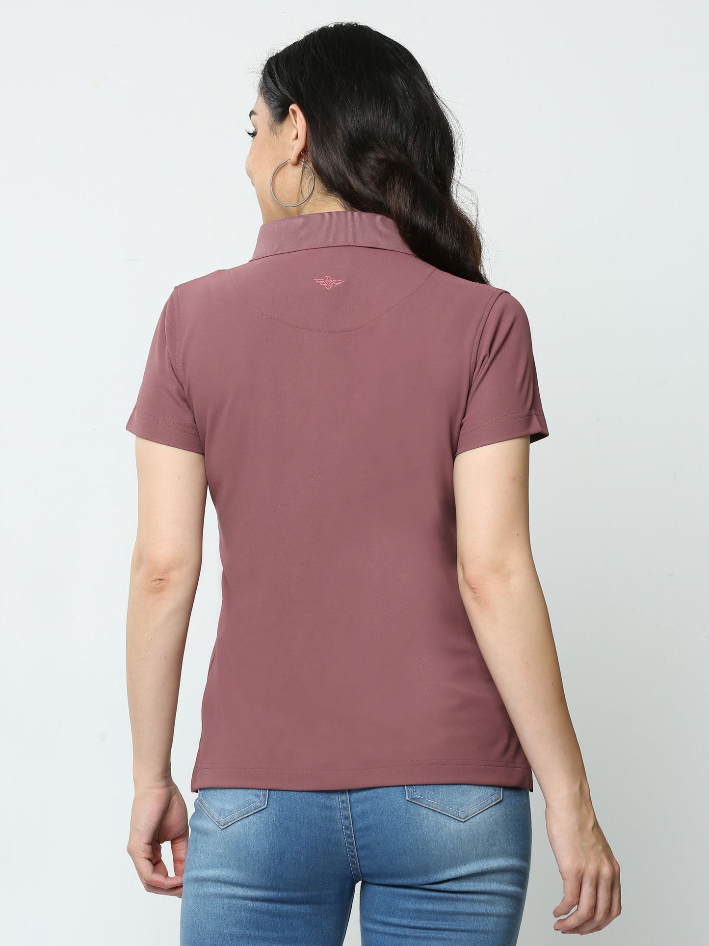 Mauve Women's Premium Golf Polo T-Shirt