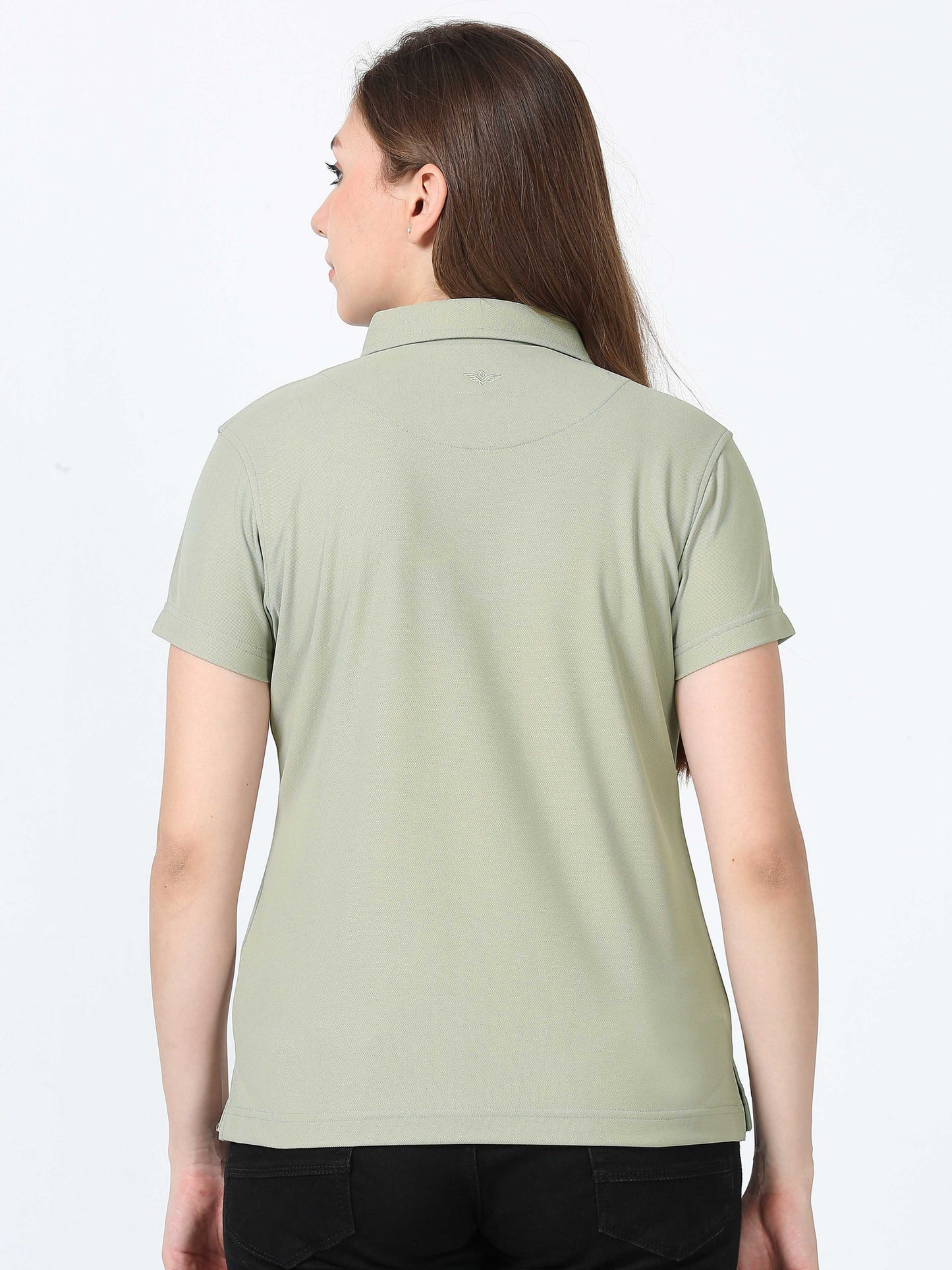 Moose Grey Women's Golf Polo T-Shirts