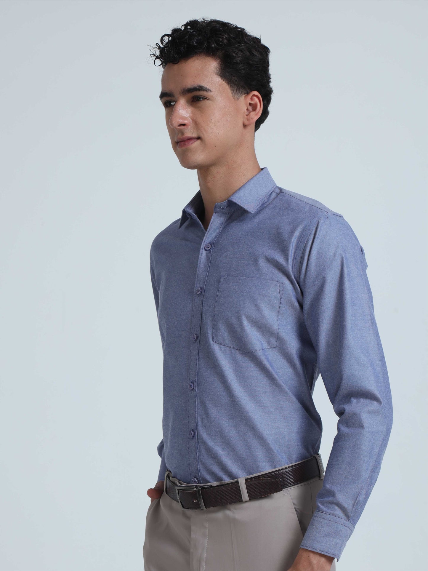 Deep Blue Premium Oxford Office Formals