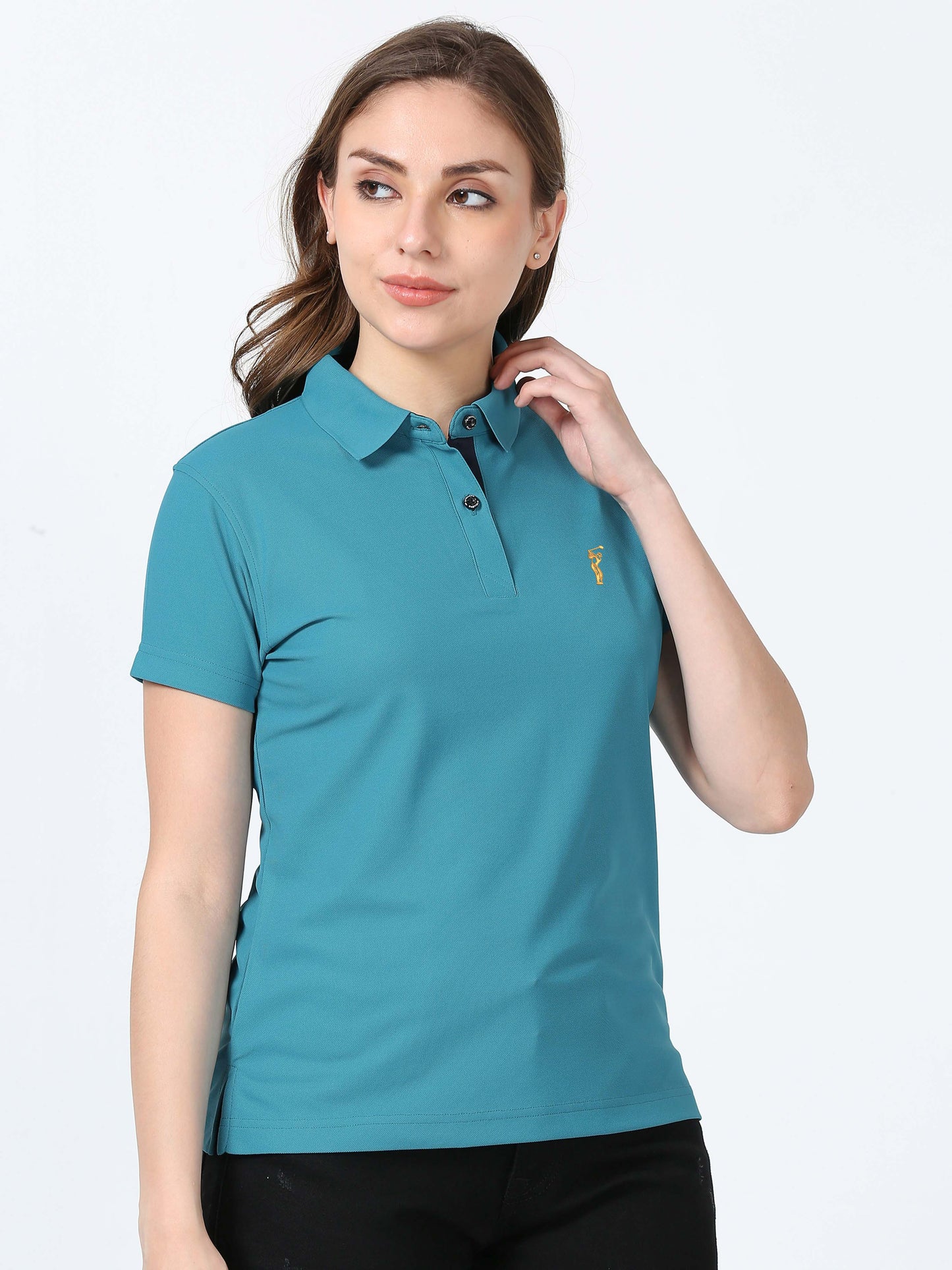 Jade Green Women's Premium Golf Polo T-Shirt