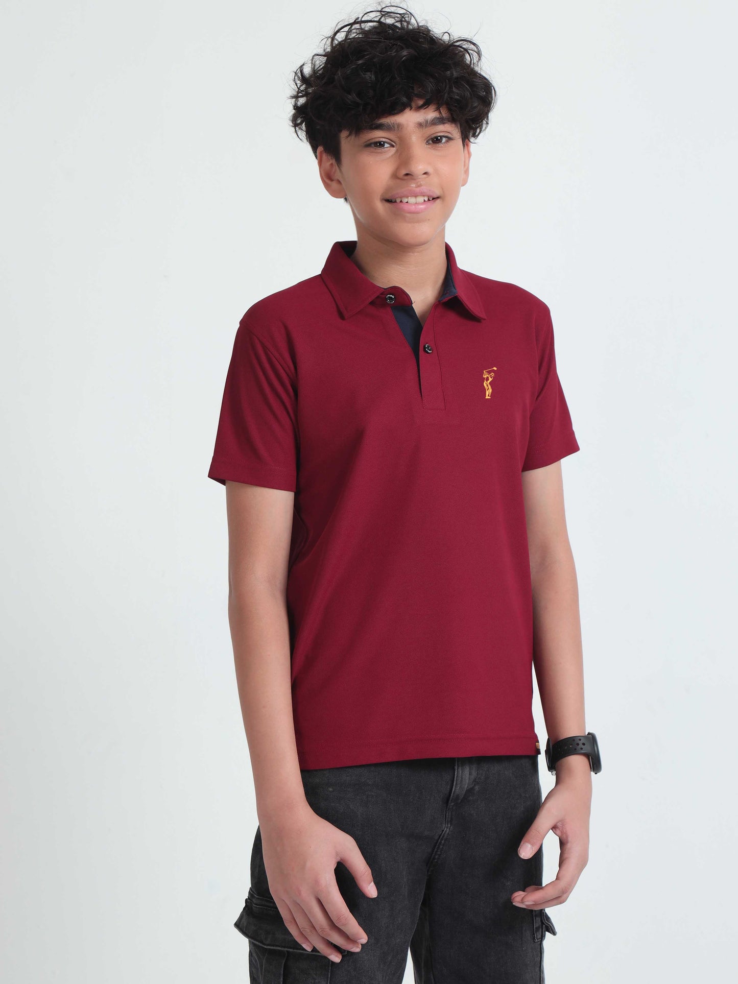 Maroon Premium Golf Polo T-Shirt