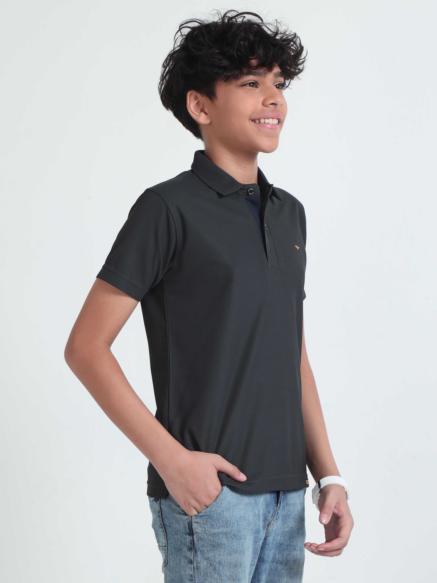 Dark Grey Premium Polo T-Shirts