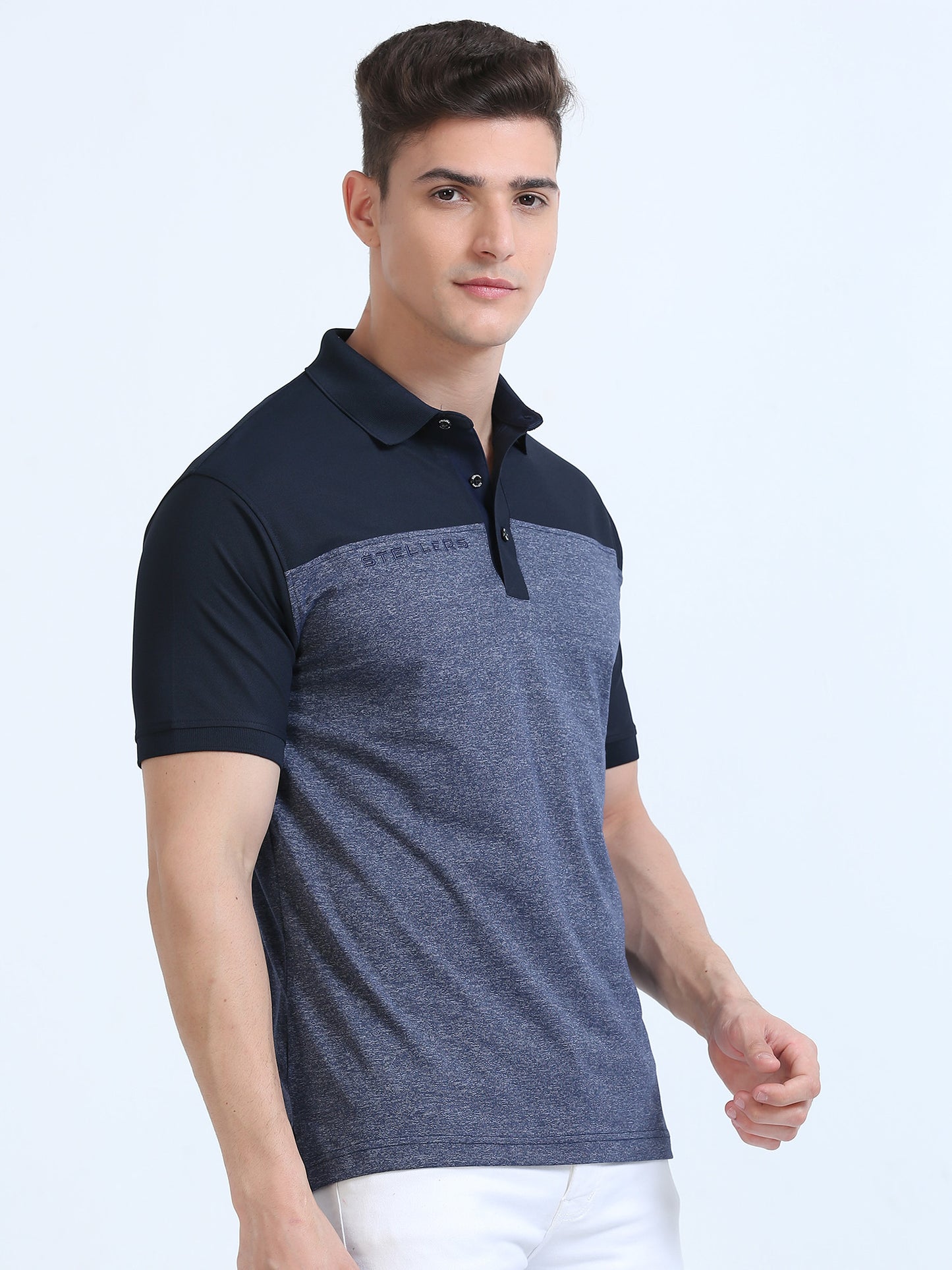 Navy blue T-Cross Polo T-Shirt